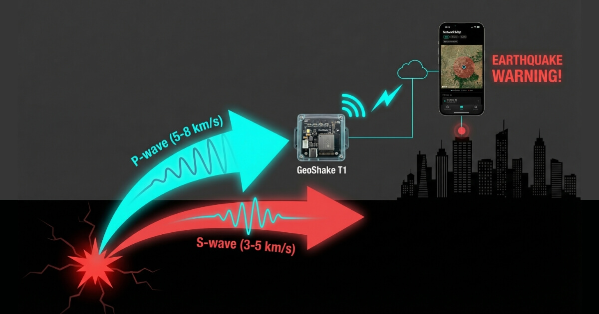 How earthquake early warning works — P-waves vs S-waves