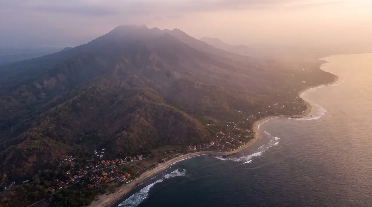 Volcanic coast of Java